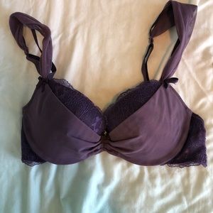 Purple Lace Bra